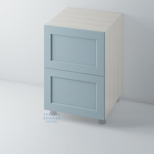 Painted, Shaker Kitchen Drawer with OVOLO Mouldings for IKEA METOD - Foxstow