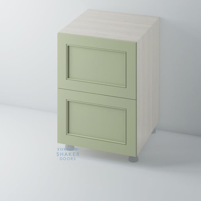 Painted, Shaker Kitchen Drawer with STAFF BEAD Mouldings for IKEA METOD - Foxstow