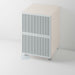 Painted, Slimline Reeded Shaker Kitchen Drawer for IKEA METOD - Foxstow