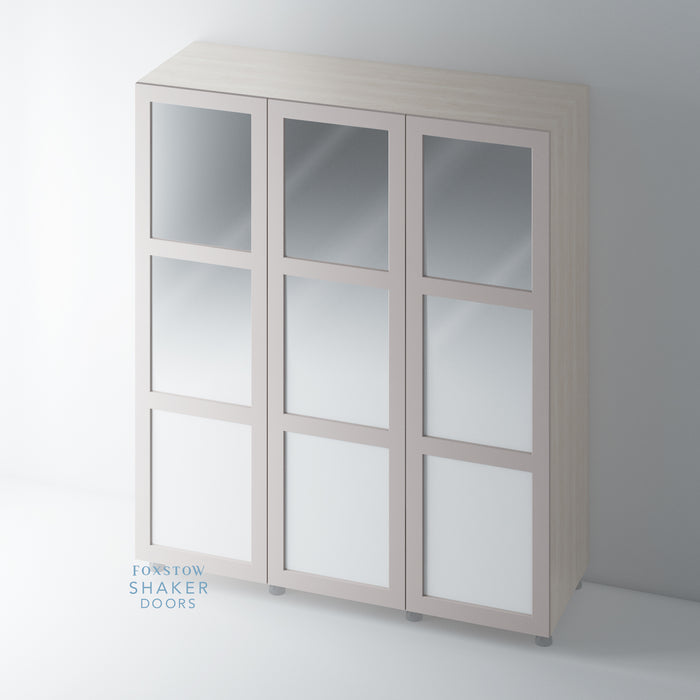 Painted, Mirrored Shaker for IKEA PAX - Foxstow