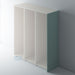 Painted, Shaker End Panel with OVOLO Mouldings for IKEA PAX - Foxstow
