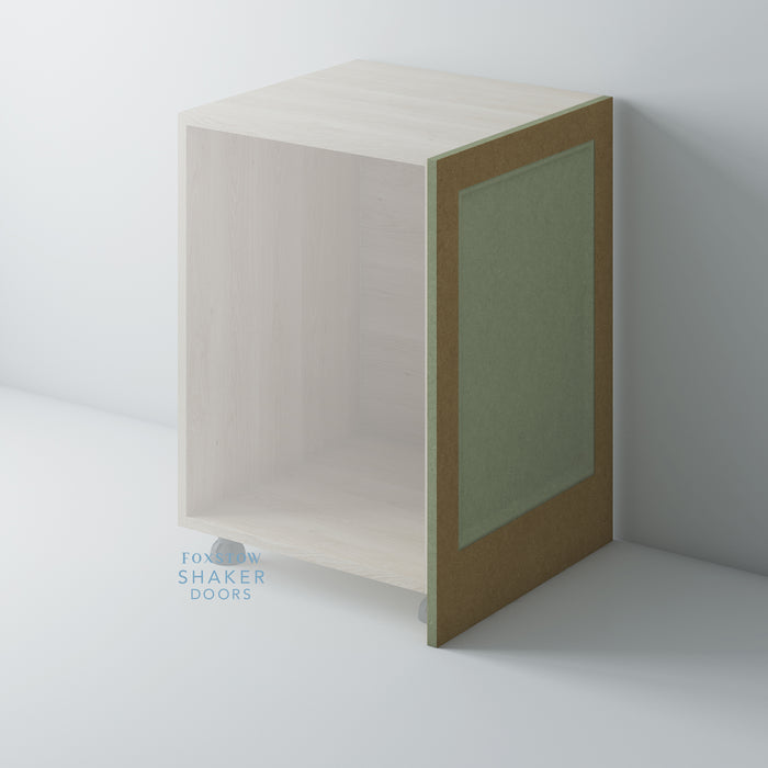 Bare, Shaker End Panel with Ogee Moulding for IKEA METOD - Foxstow