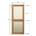 Glazed 2 Panel Solid Oak Shaker Door - Foxstow