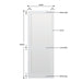 2 Panel Primed Hardwood Shaker Door - Foxstow