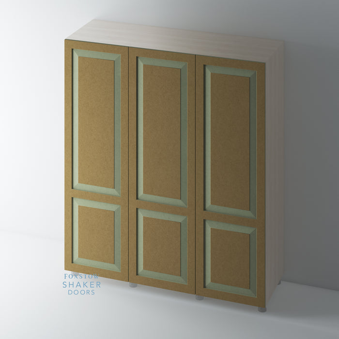 Bare, Raised Panel Shaker Wardrobe Door for IKEA PAX - Foxstow