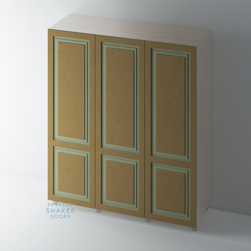 Bare, Shaker Stepped Panel Wardrobe Door for IKEA PAX - Foxstow