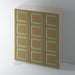 Bare, 4 Panel Raised Panel Shaker Wardrobe Door - Foxstow