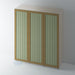 Bare, Shaker Wardrobe Door with TONGUE & GROOVE Panel - Foxstow