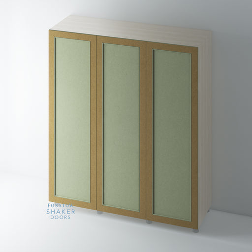 Bare, Shaker Wardrobe Door with STAFF BEAD Mouldings for IKEA PAX - Foxstow