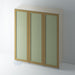 Bare, Shaker Wardrobe Door with STAFF BEAD Mouldings for IKEA PAX - Foxstow