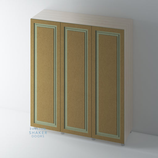 Bare, Stepped Panel Shaker Wardrobe Door - Foxstow