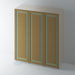 Bare, Stepped Panel Shaker Wardrobe Door - Foxstow