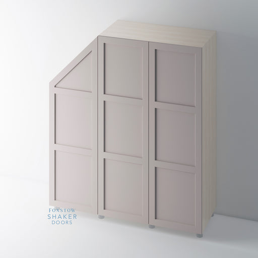 Painted, Angled Shaker 3 Panel Door - Foxstow