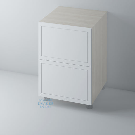 Primed, Imitation Frame Kitchen Drawer for IKEA METOD - Foxstow