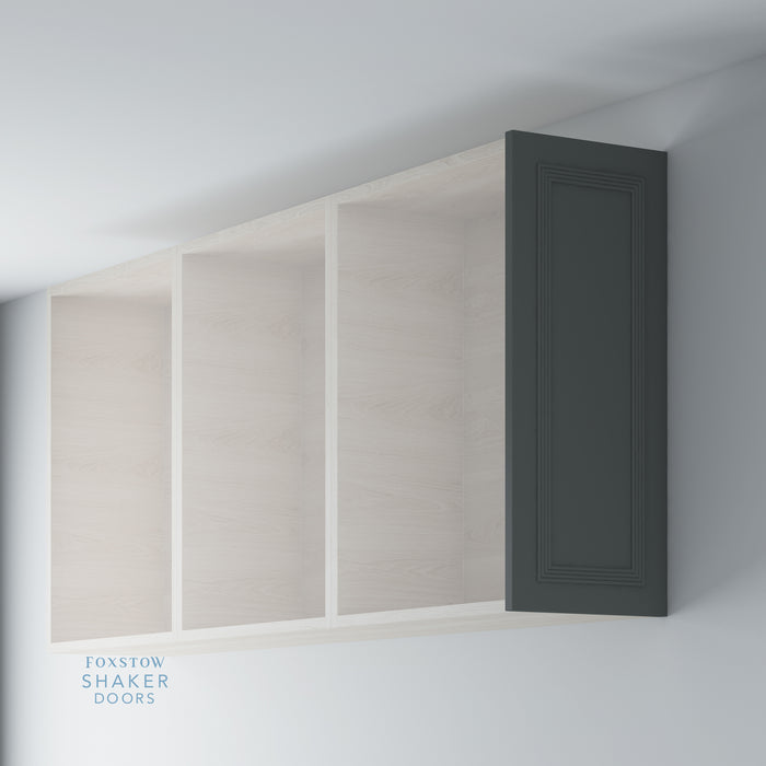 Painted, Flat End Panel with Reed Moulding for IKEA METOD - Foxstow
