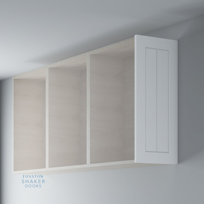 Primed, Shaker End Panel with TONGUE & GROOVE for HOWDENS - Foxstow