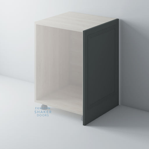 Painted, Flat End Panel with Reed Moulding for IKEA METOD - Foxstow