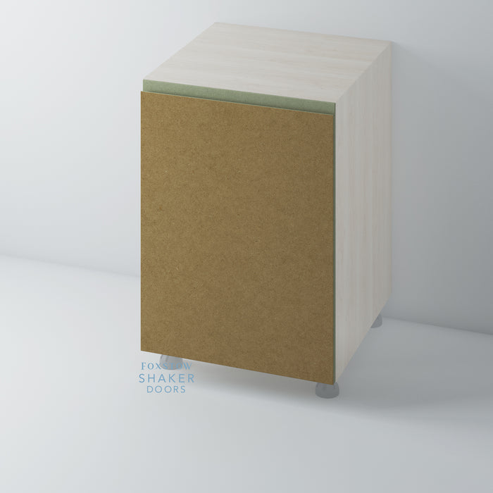 Bare, Flat Panel J Groove Kitchen Door for IKEA METOD - Foxstow