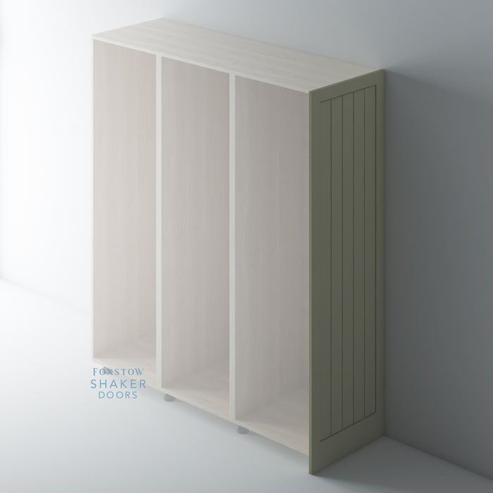 Painted, Tongue & Groove Shaker End Panel for HOWDENS - Foxstow