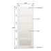 Glazed 5 Panel Hardwood Shaker Door - Foxstow