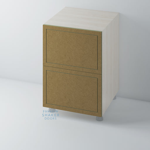 Bare, Imitation Frame Drawer Front - Foxstow