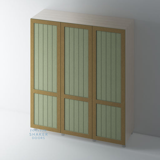Bare, Shaker Wardrobe Doors with Tongue & Groove Panel for IKEA PAX - Foxstow