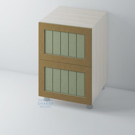 Bare, Shaker Drawer Front with Tongue & Groove for HOWDENS - Foxstow