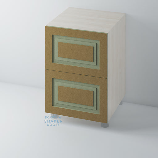 Bare, Stepped Panel Shaker Drawer - Foxstow