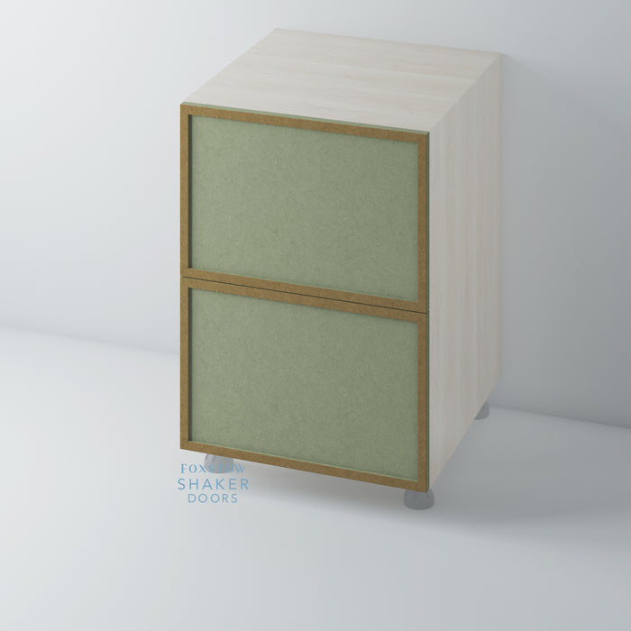 Bare, Slimline Shaker Style Kitchen Drawer Front - Foxstow