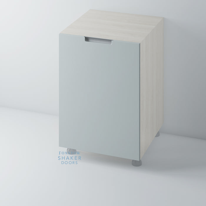 Painted, Stop J Groove STAINLESS STEEL Insert Door for IKEA METOD - Foxstow