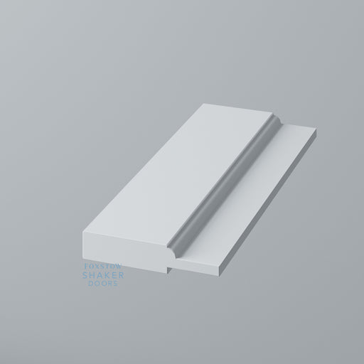 Primed, Shaker Drawer Front with Ovolo Moulding for HOWDENS - Foxstow