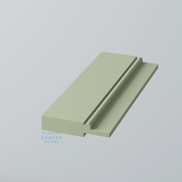Painted, Shaker Kitchen Drawer with STAFF BEAD Mouldings for HOWDENS - Foxstow