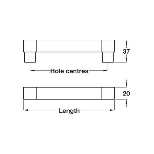 Domino, Leather Effect, Bar Handle - Foxstow