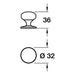 Mayberry, Zinc Alloy, Knob - Foxstow