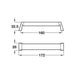 Nugent, Angled Boss Bar Handle - Foxstow