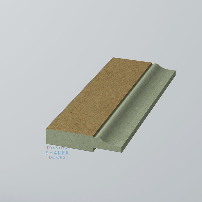 Bare, Shaker Kitchen Door with OGEE Moulding - Foxstow