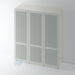 Painted, Shaker Reeded Wardrobe Door for IKEA PAX - Foxstow